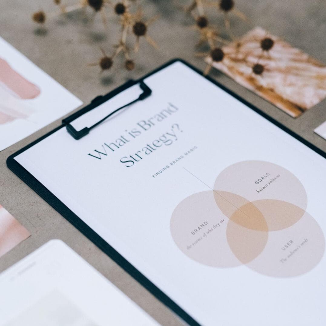 Creative branding materials and design concepts